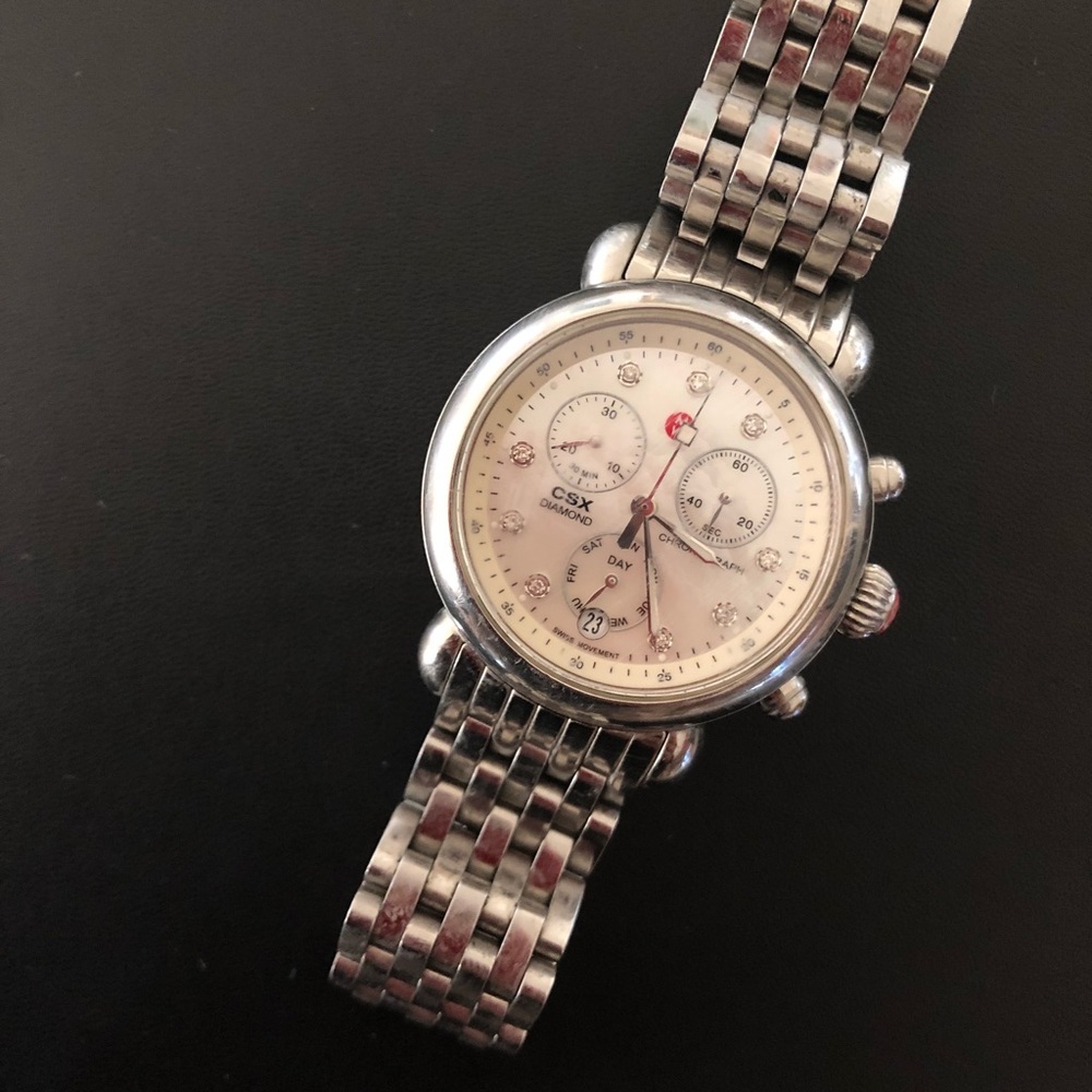 Michele Watch with Links! Round